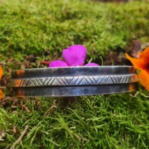 African Range Silver Bangle AR6 XXLarge