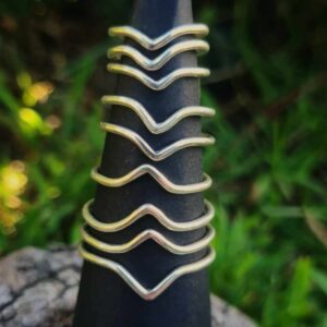 Wishbone-silver-ring